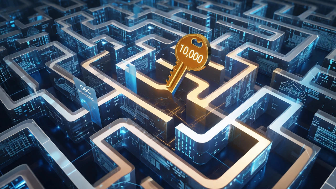 Conceptual maze showing IIT admission paths for rank 10,000